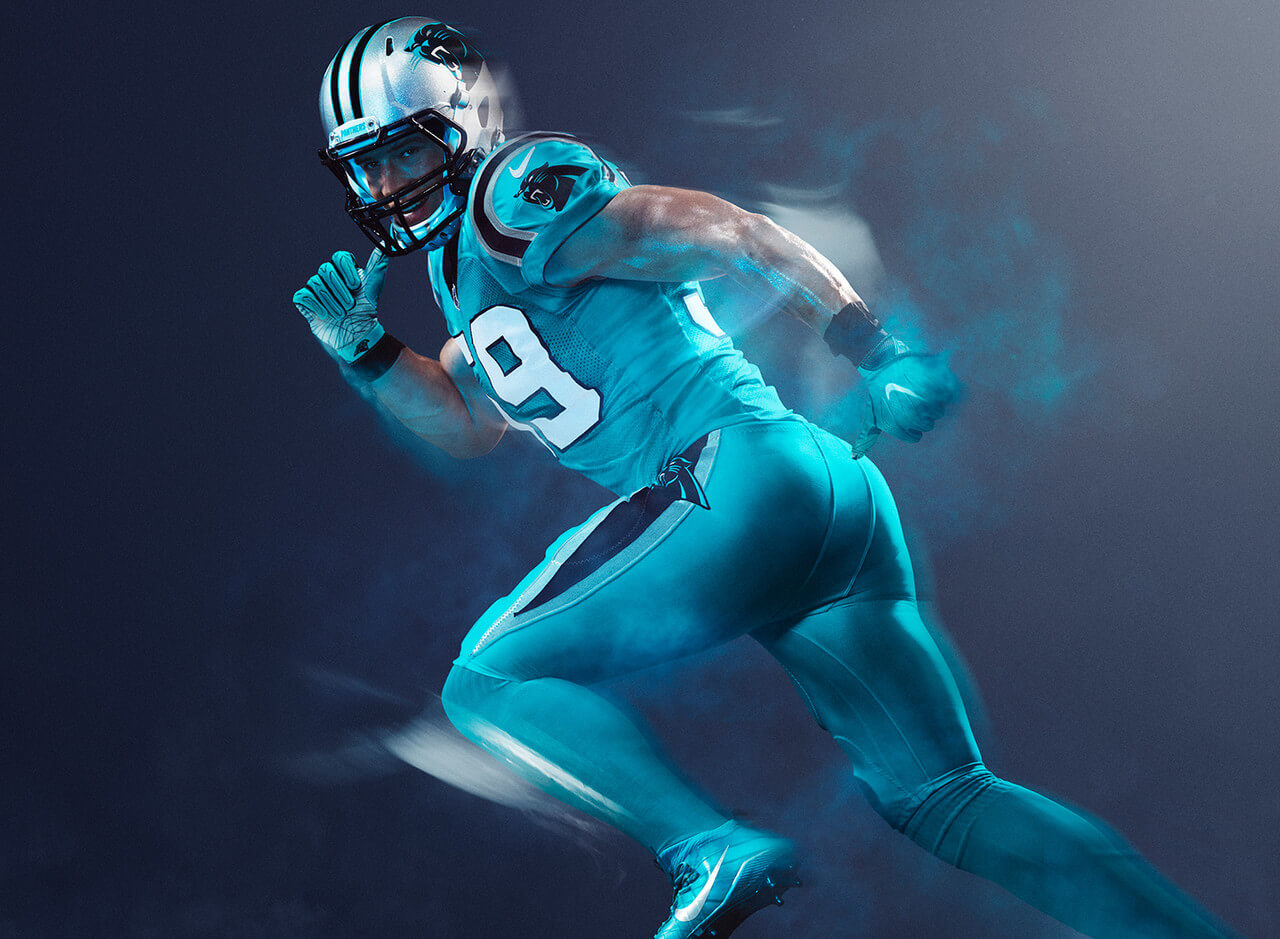 panthers color rush