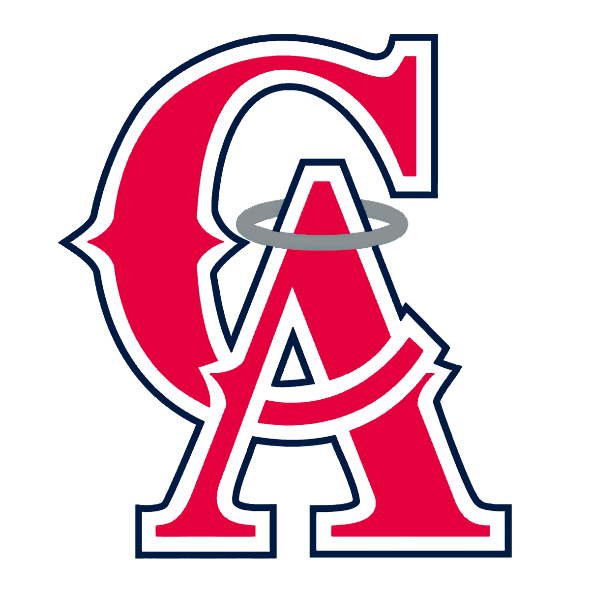 California Angels Logo 1995-1996