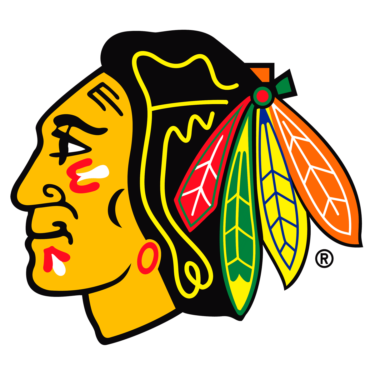 Chicago Blackhawks Logo 1989-1996