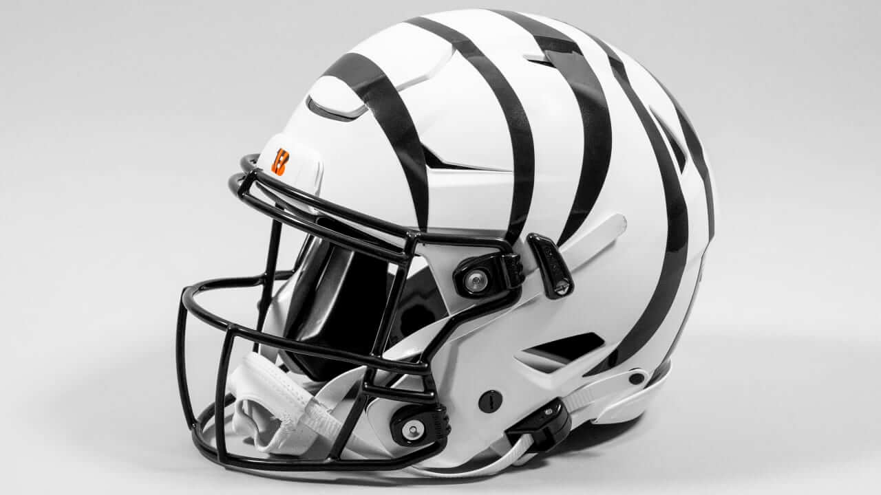 Cincinnati Bengals alternate helmet white