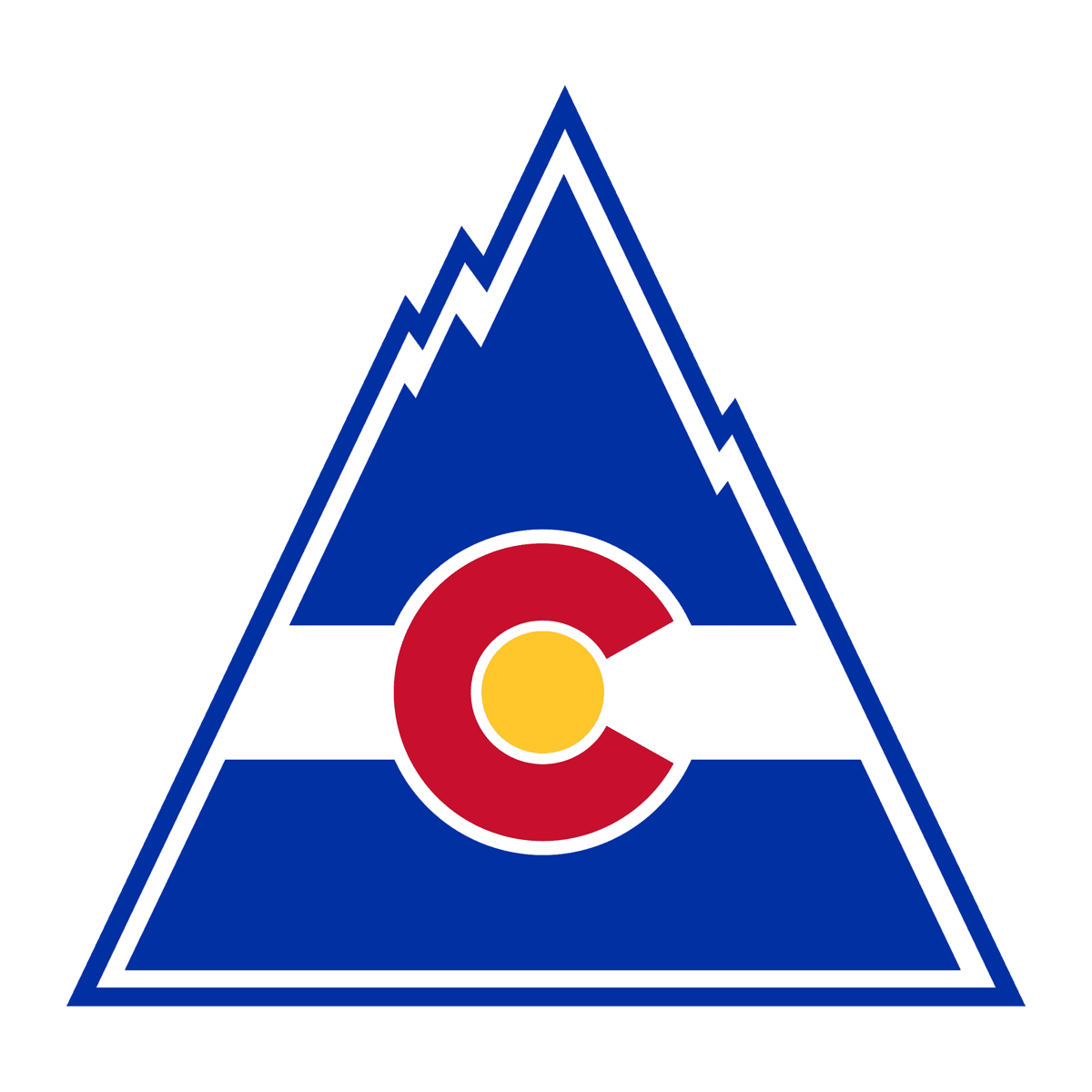 Colorado Rockies NHL team Logo 1976-1982