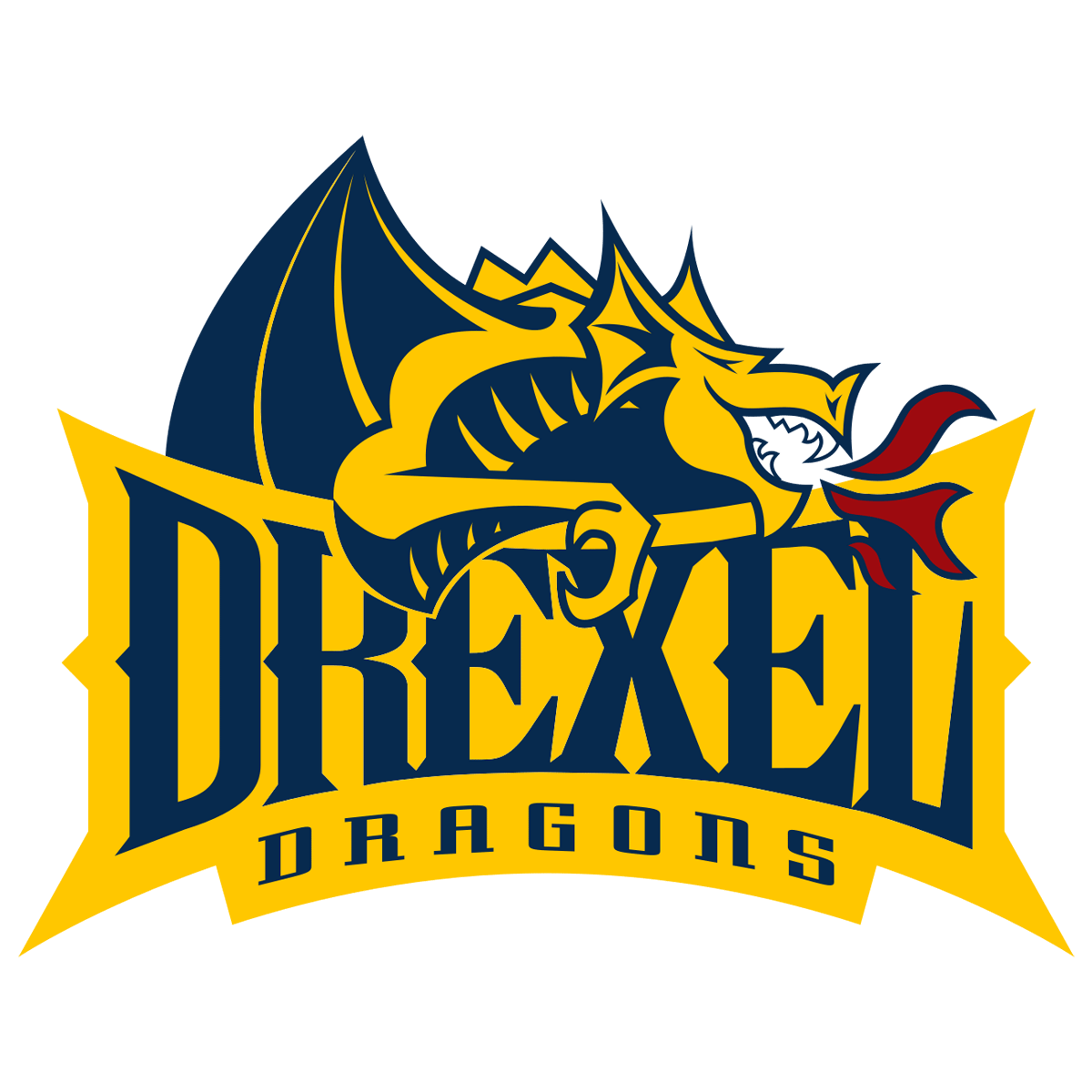 Drexel Dragons logo PNG