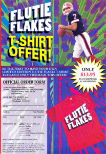 Flutie Flakes cereal t-shirt offer form
