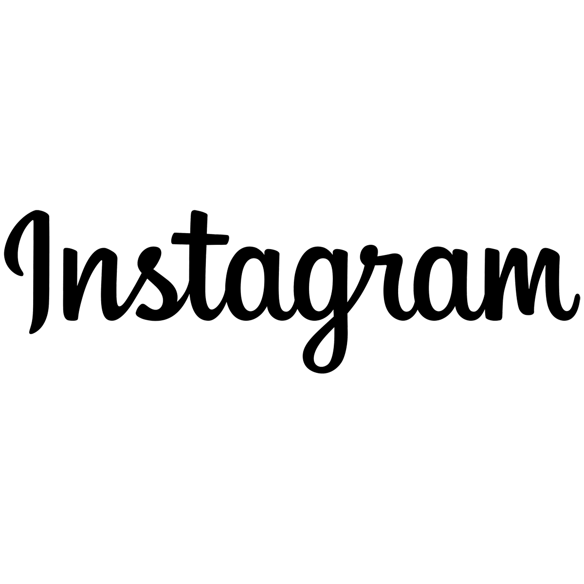 Instagram font type transparent PNG