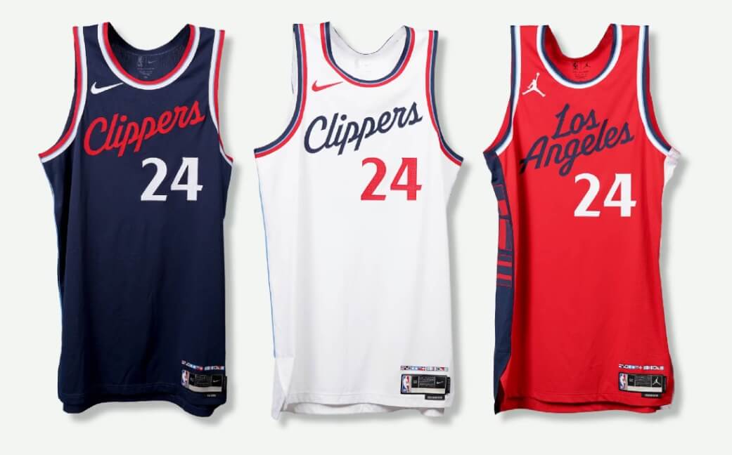 LA Clippers new branding 2024 jerseys