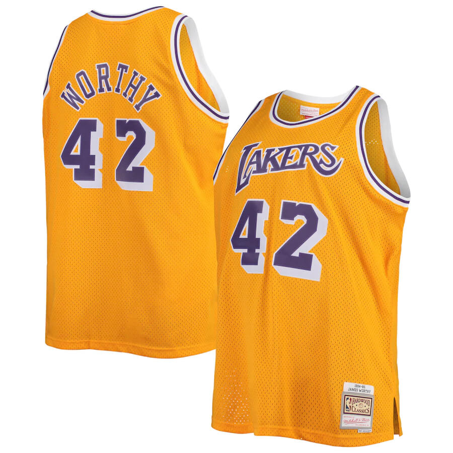 Los Angeles Lakers 1984-1985 Jersey James Worthy
