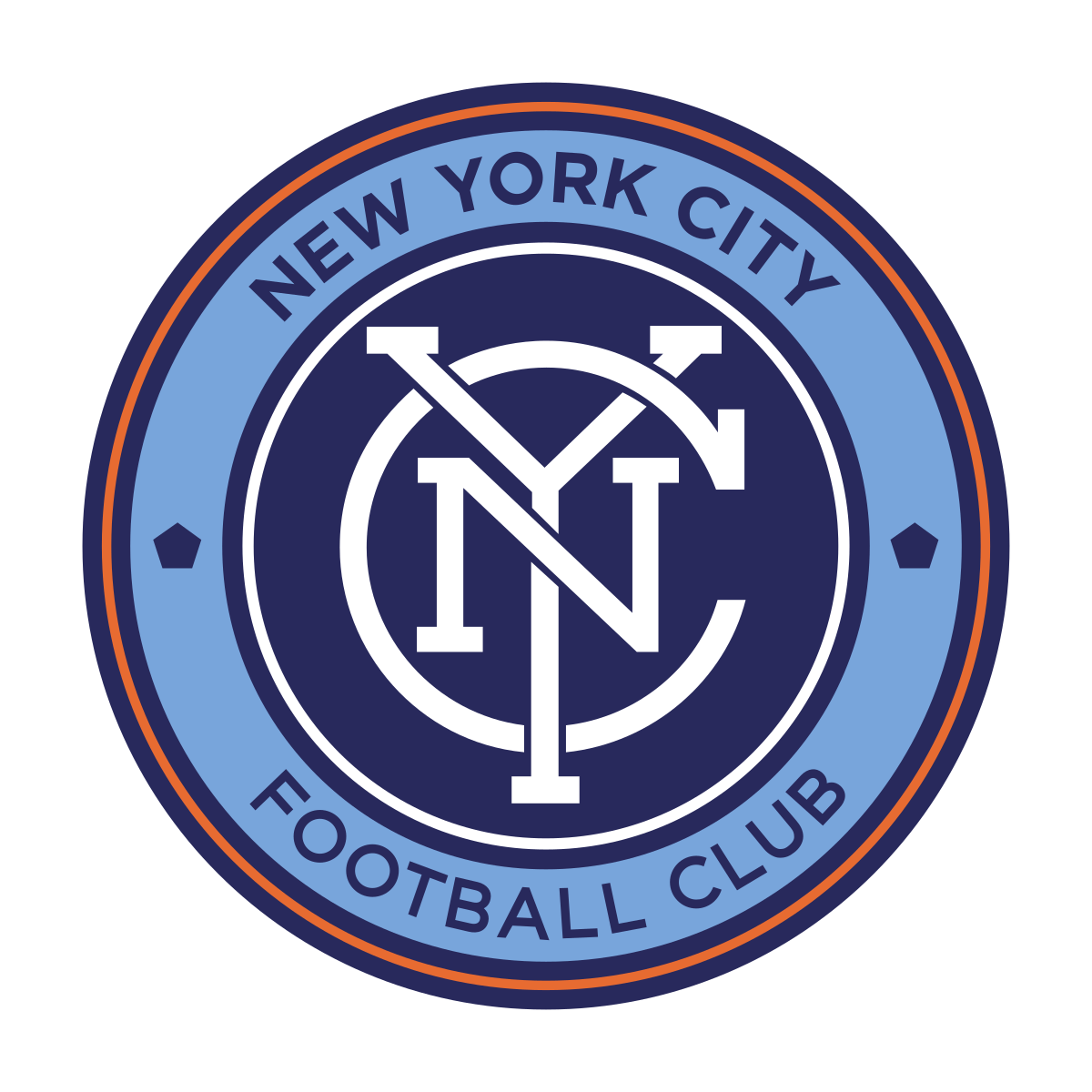 MLS New York City FC logo transparent PNG