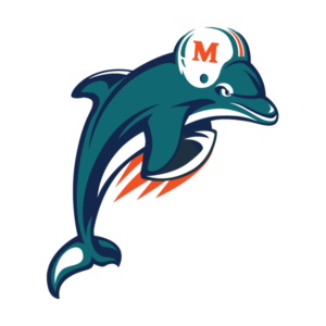 Miami Dolphins Football Alternate Logo 1997-2012 PNG
