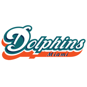 Miami Dolphins Wordmark Logo 1997-2012 PNG