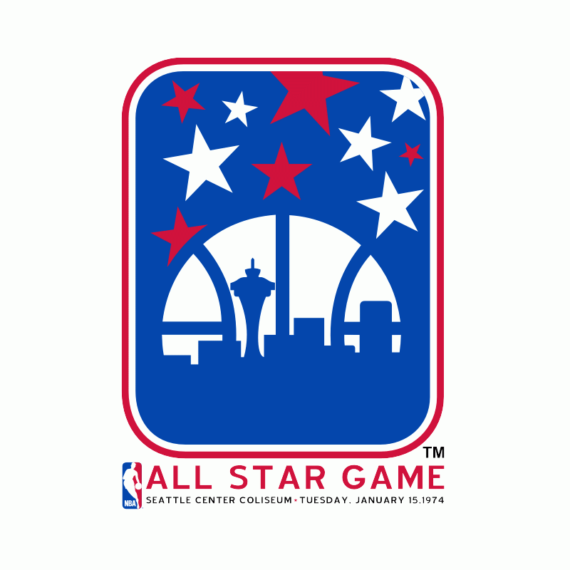 NBA All-Star Game logo 1974 (Seattle)