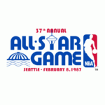 NBA All-Star Game logo 1987 (Seattle)