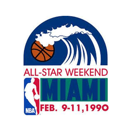 NBA All-Star Game logo 1990 (Miami)