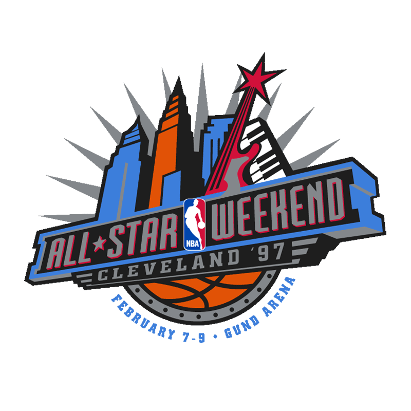 NBA All-Star Game logo 1997 (Cleveland)