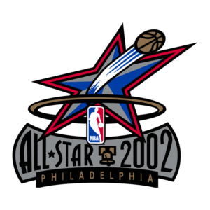 NBA All-Star Game logo 2002 (Philadelphia)