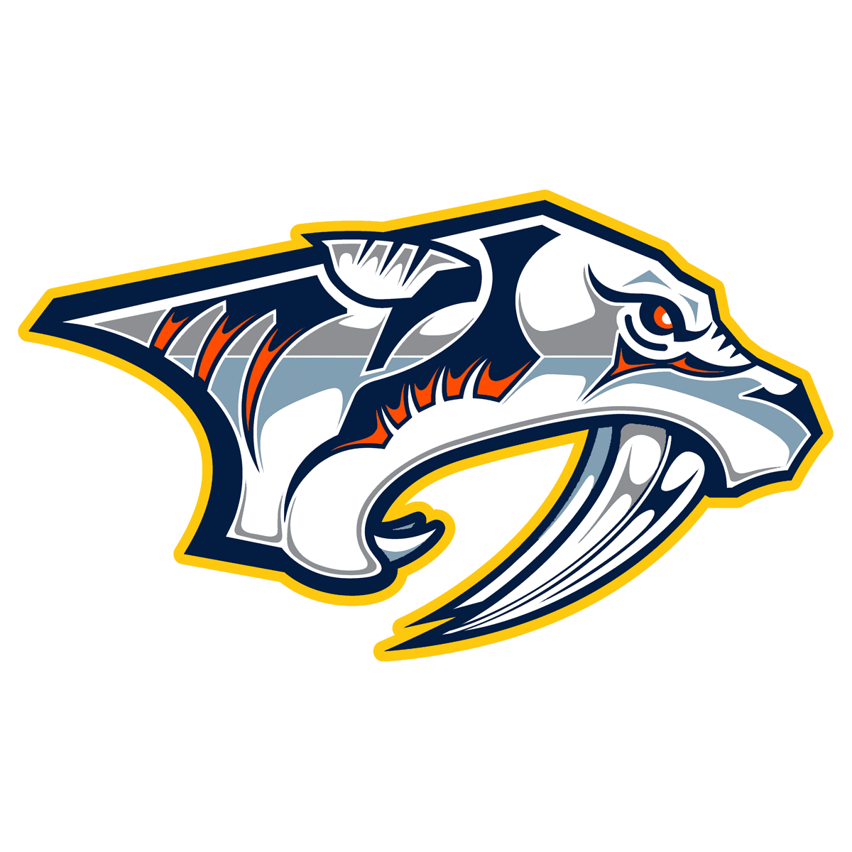 Nashville Predators Logo 1998-2011