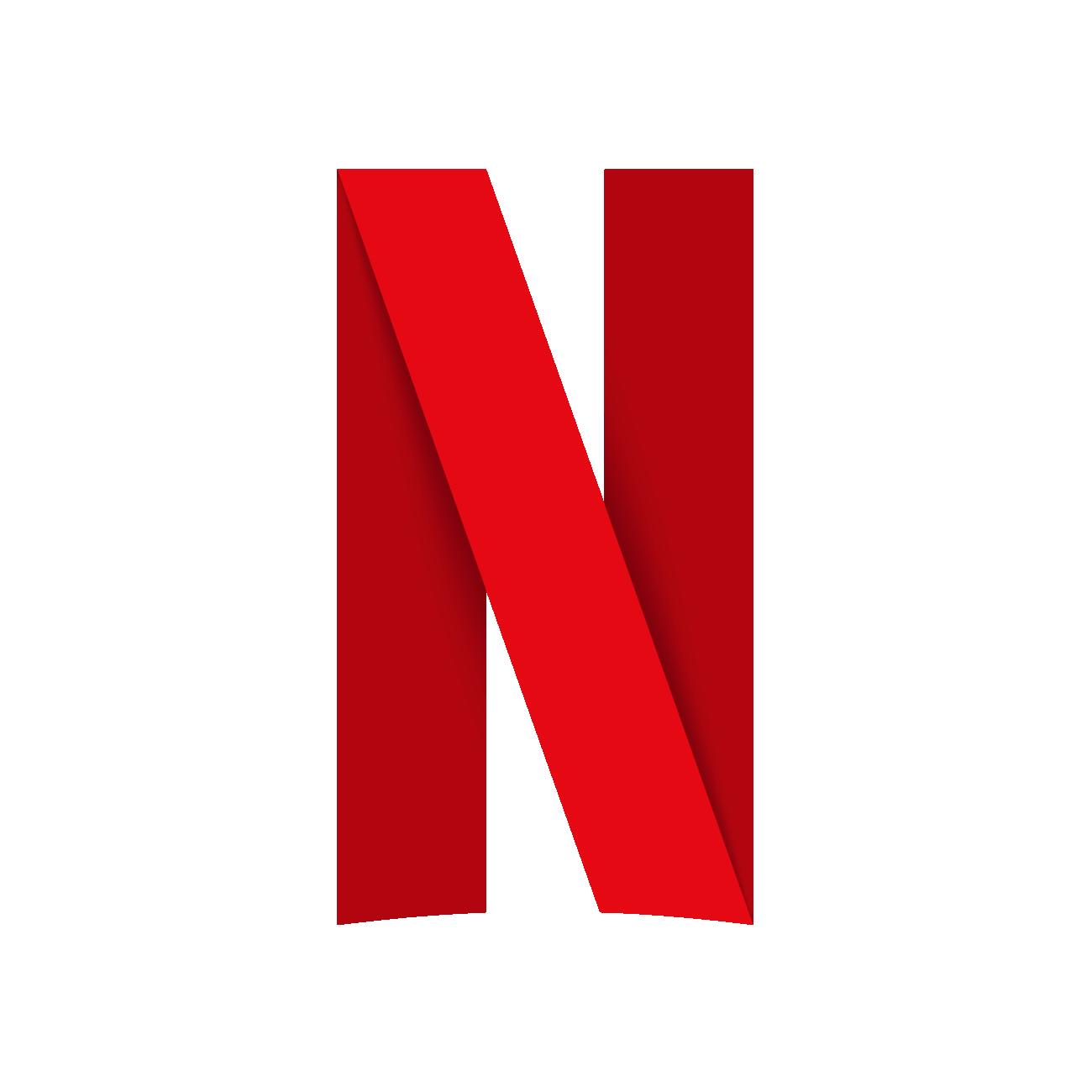 Netflix N Symbol logo transparent PNG