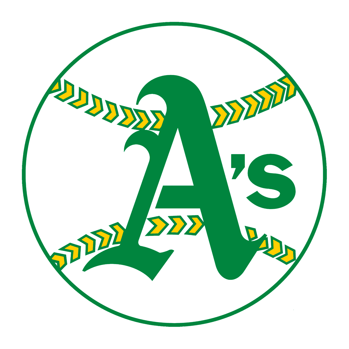 Oakland Athletics Logo 1968-1970