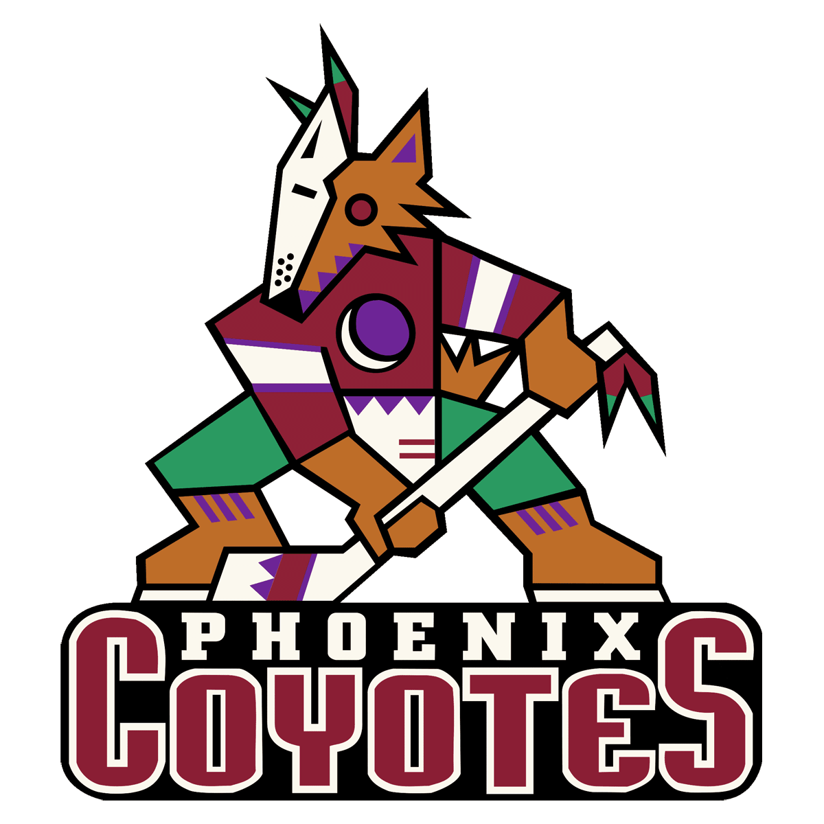 Phoenix Coyotes Logo 1996-1999