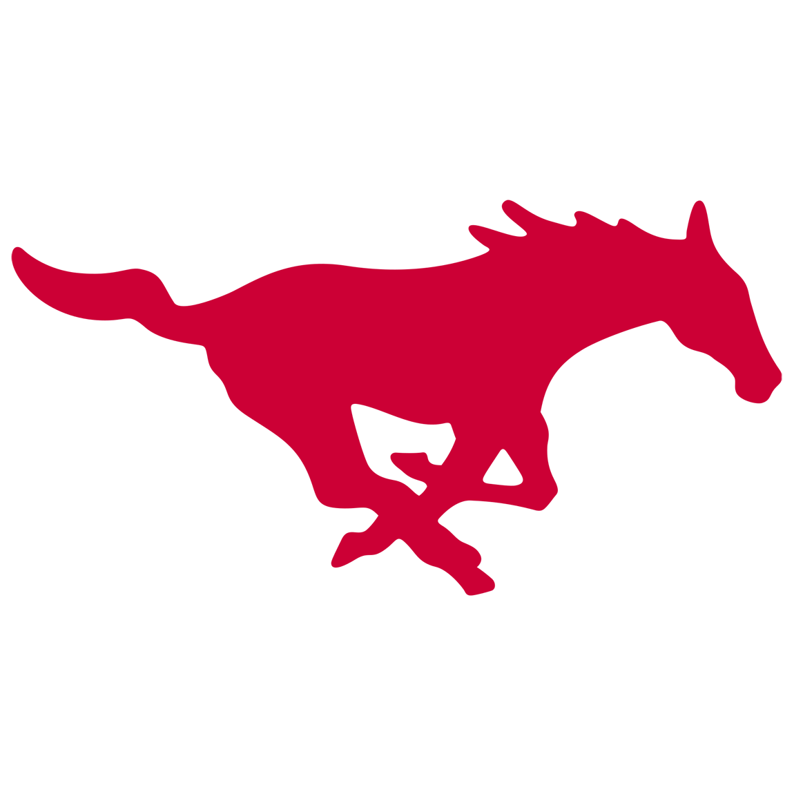 Southern Methodist (SMU) Mustang logo