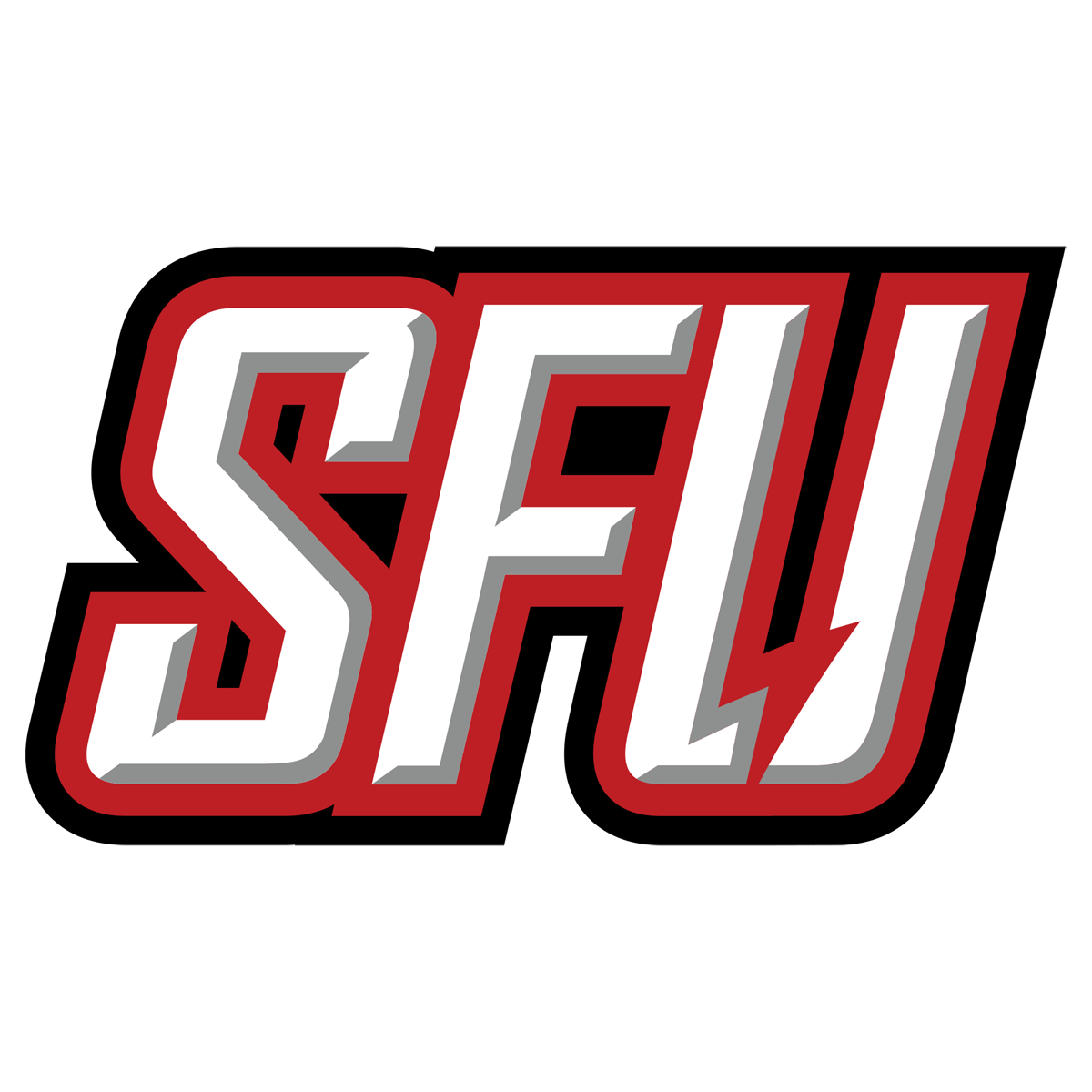 Saint Francis PA Red Flash logo PNG