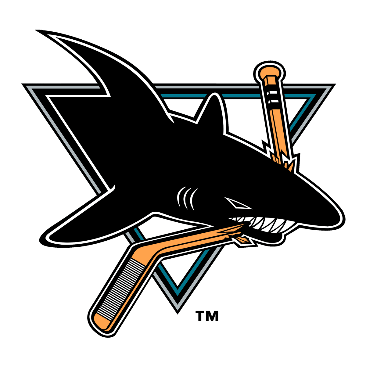 San Jose Sharks Logo 1991-1998