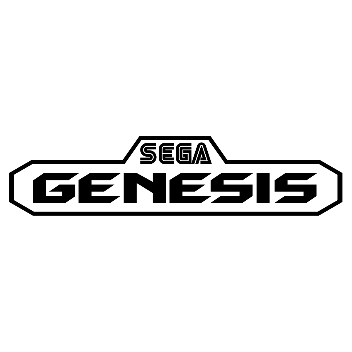 Sega Genesis logo transparent PNG