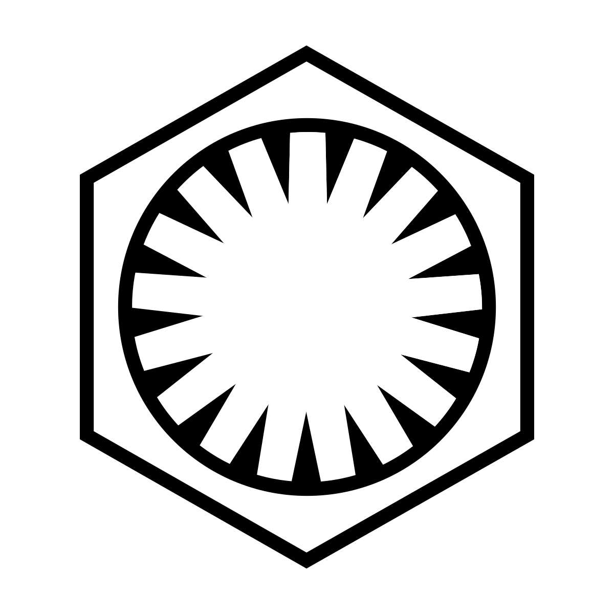 Star Wars First Order Emblem PNG