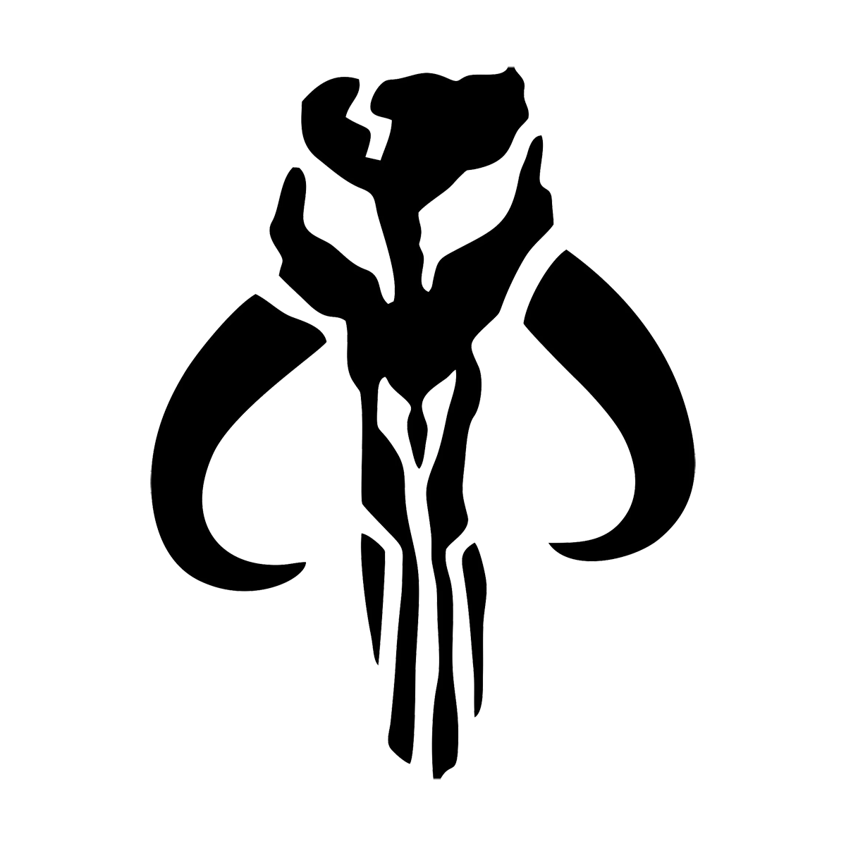 Star Wars Mandalorian Mythosaur Emblem PNG