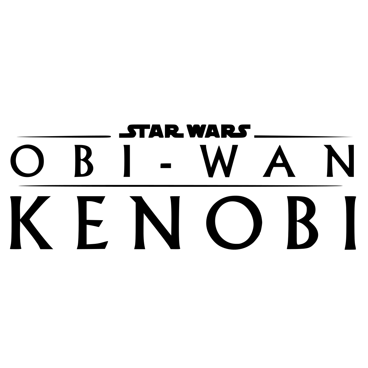 Star Wars TV Series Obi Wan Kenobi logo PNG