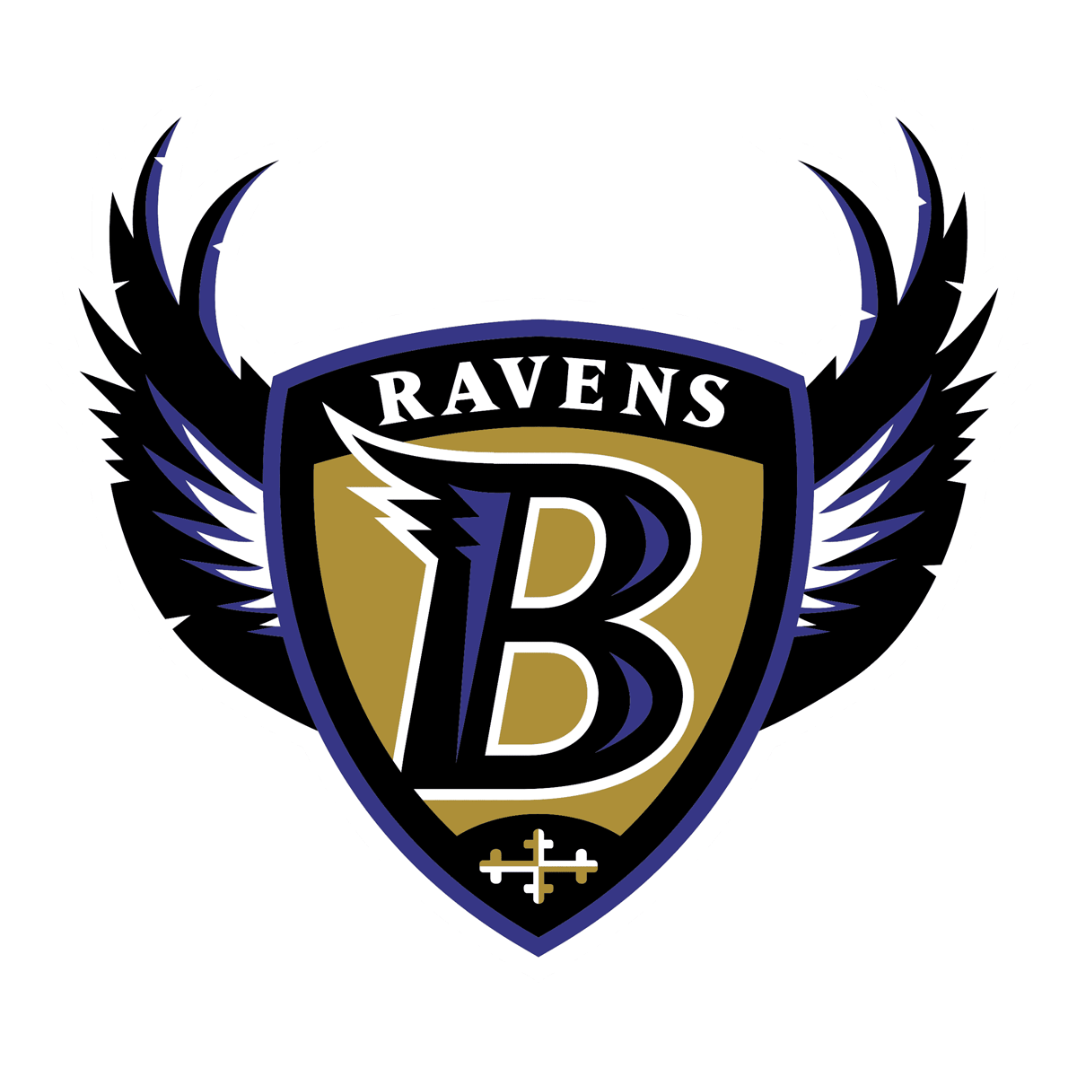 Baltimore Ravens 1996-1998 logo