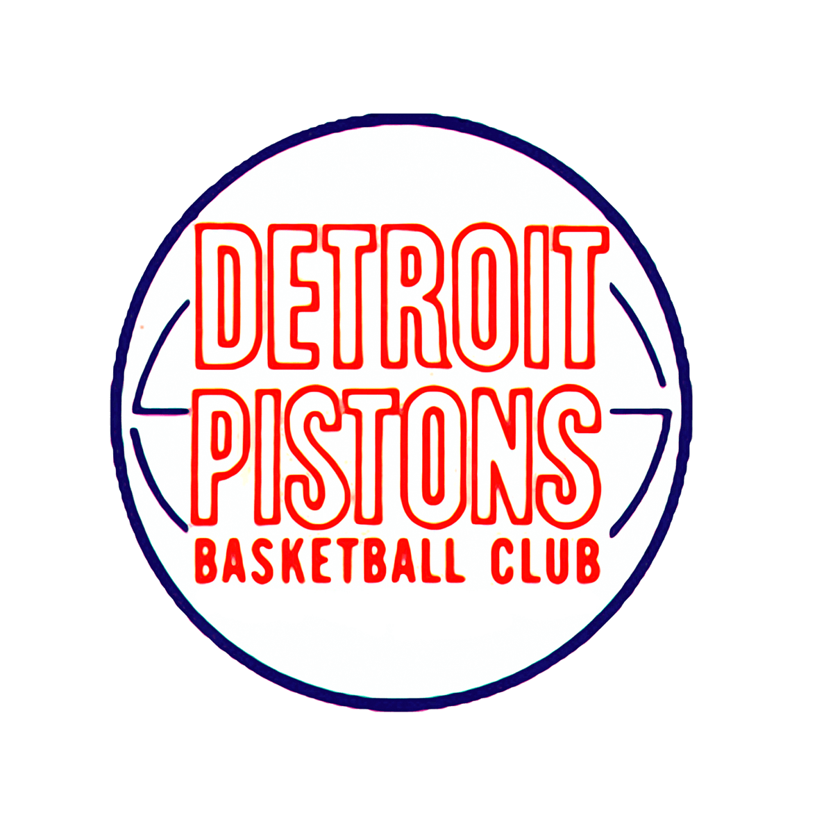 Detroit Pistons 1971-1975 logo transparent PNG