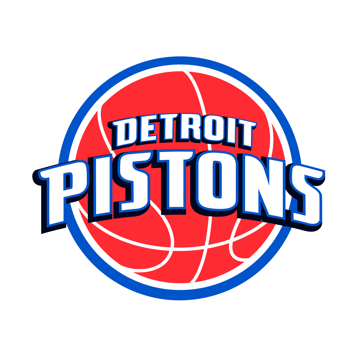 Detroit Pistons 2005-2017 logo transparent PNG