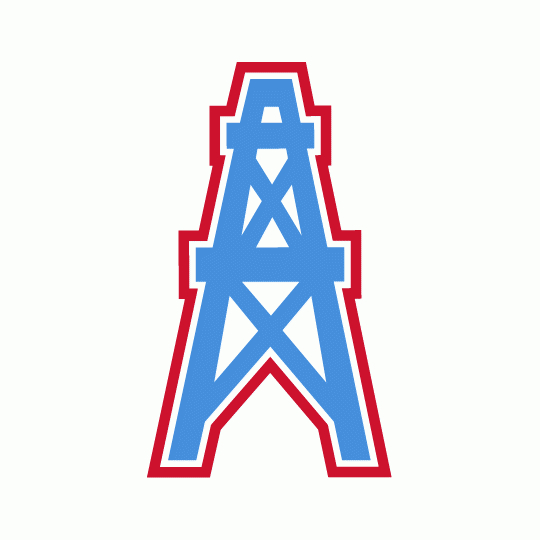 Houston Oilers 1980-1996 / Tennessee Oilers 1997-1998 logo