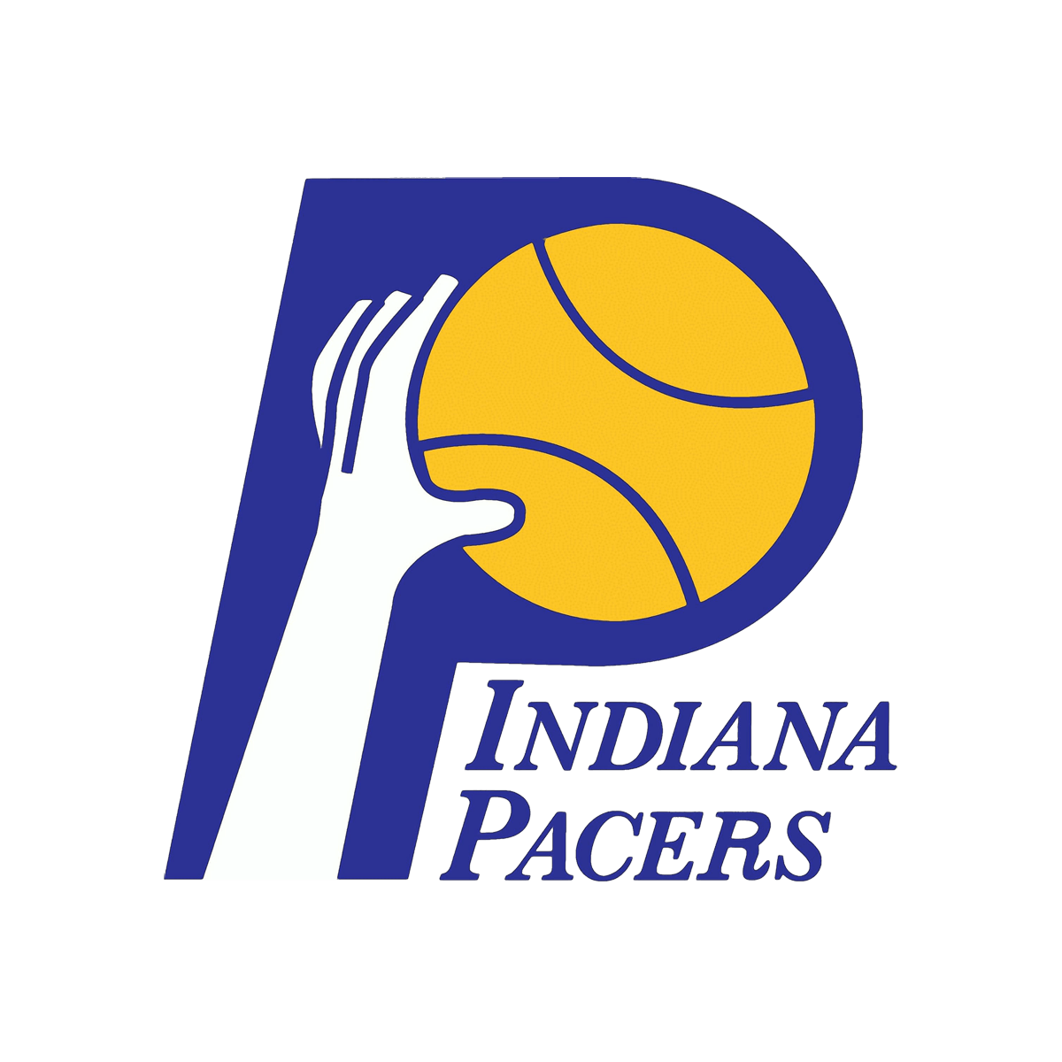 Indiana Pacers 1976-1990 logo transparent PNG