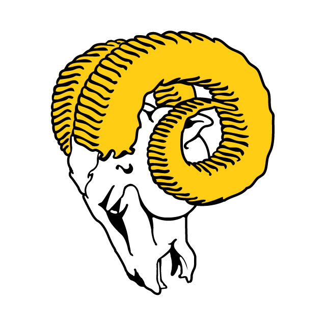 Los Angeles Rams 1951-1969 logo transparent PNG