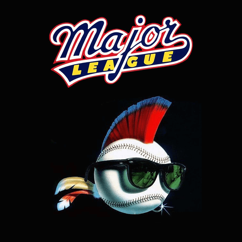 Major League movie logo with baseball