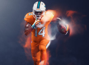 Miami Dolphins Color Rush Jersey (Jarvis Landry)