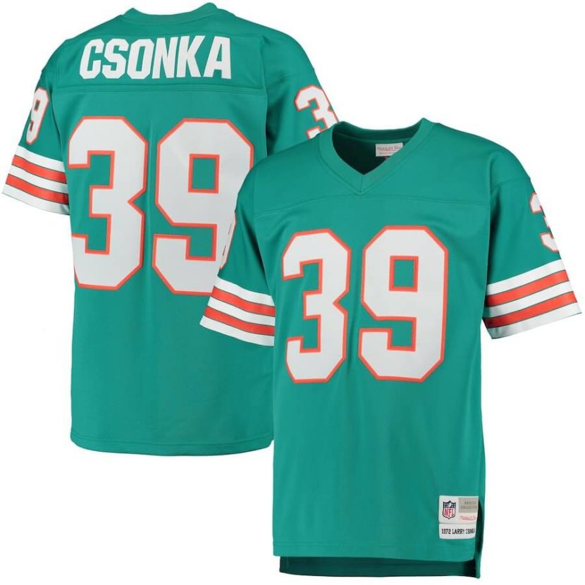 Miami Dolphins - Larry Csonka Signed & Inscribed 72-17-0 Jersey - COA GAI  - Memorabilia Expert