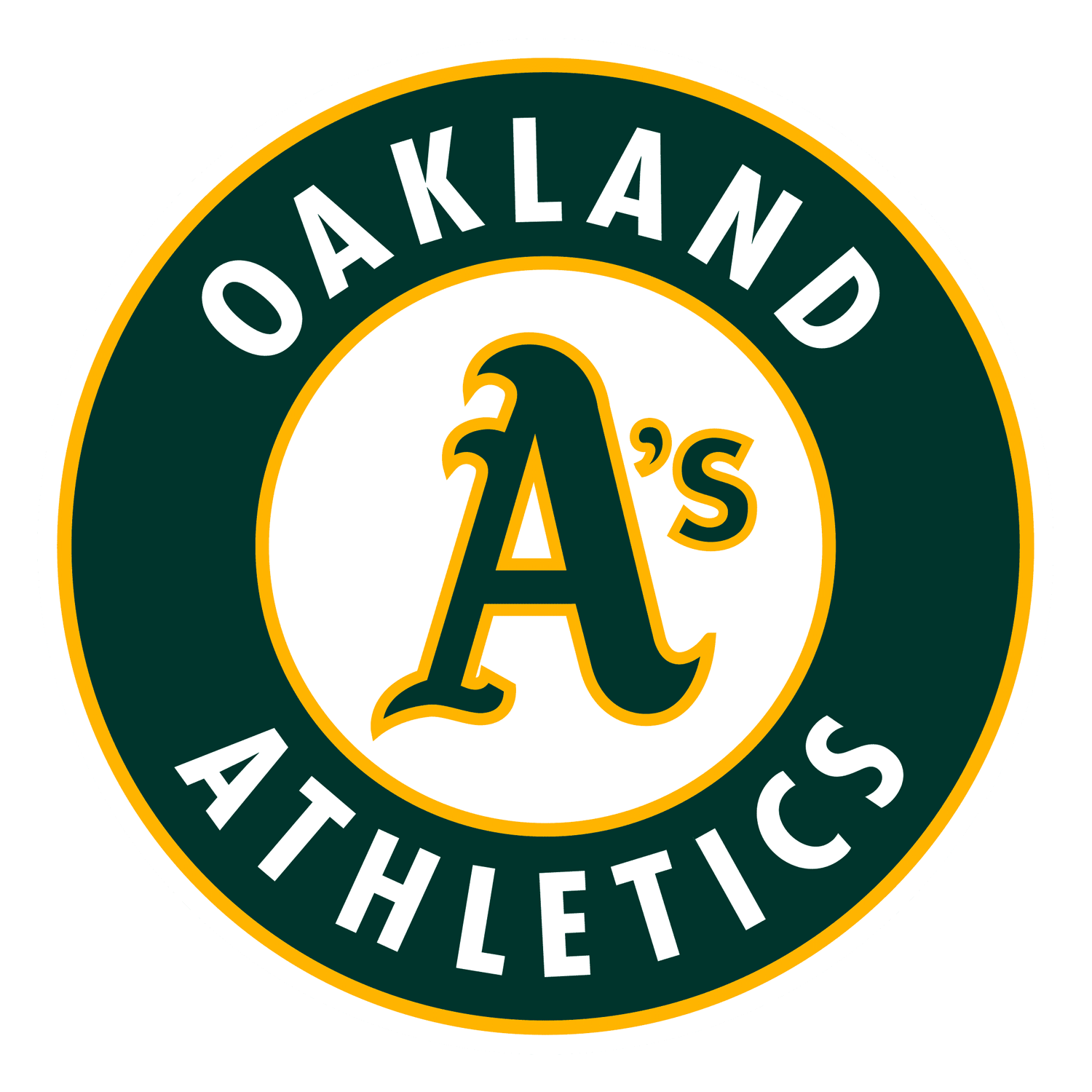 Oakland Athletics logo transparent PNG