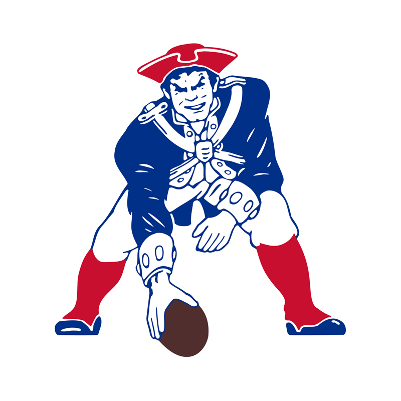 New England Patriots 1989-1992 logo
