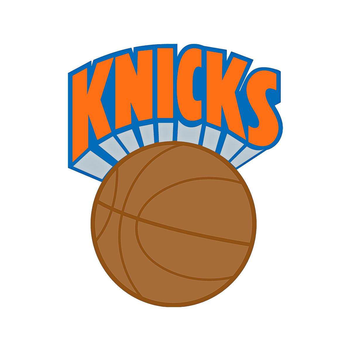 New York Knicks 1983-1989 logo transparent PNG