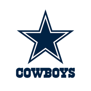 Dallas Cowboys Wordmark Emblem logo transparent PNG