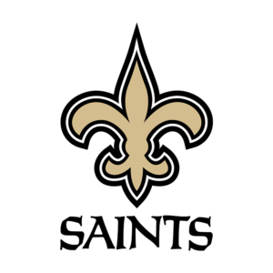 New Orleans Saints Wordmark logo transparent PNG