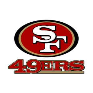 San Francisco 49ers Wordmark logo transparent PNG
