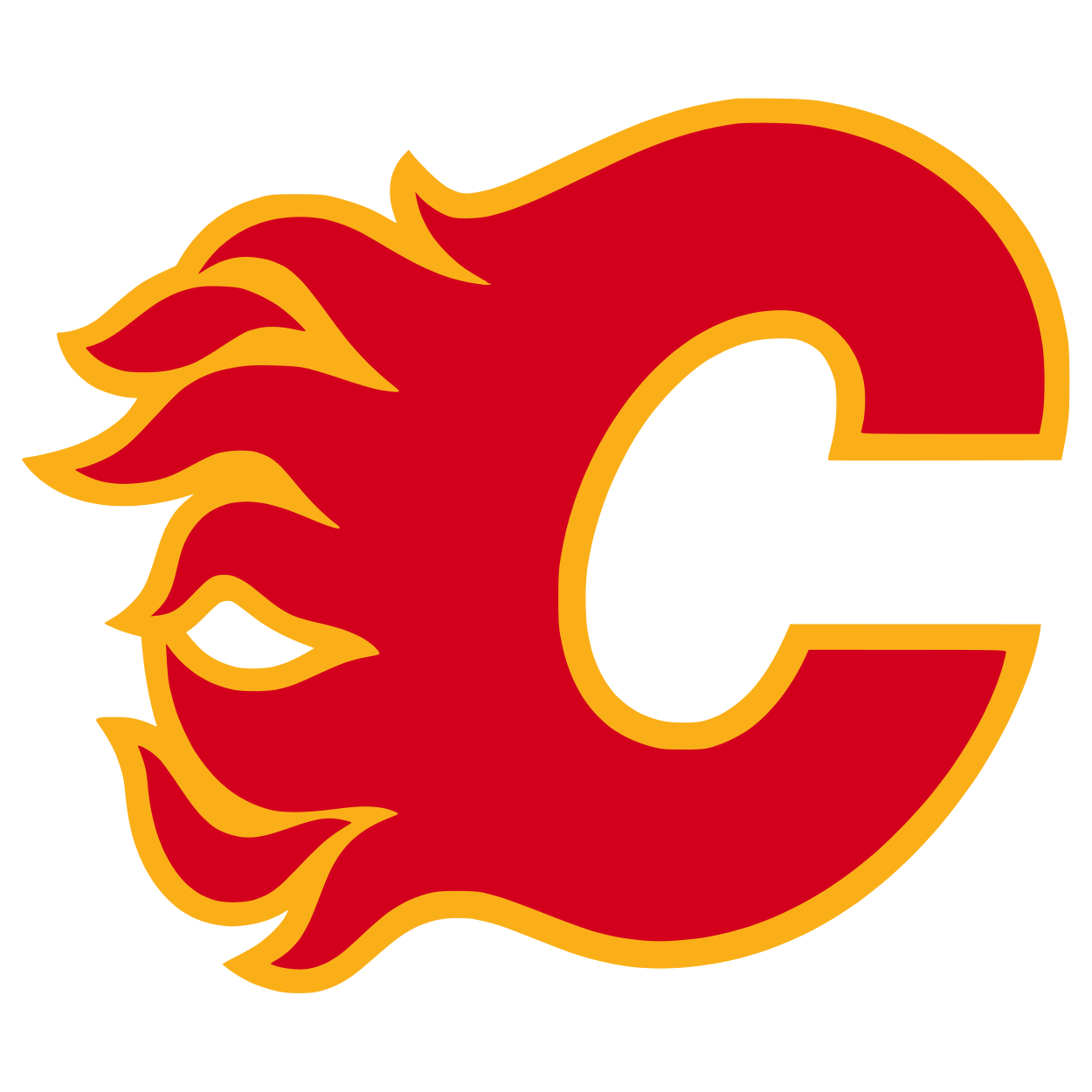 Calgary Flames Logo transparent PNG