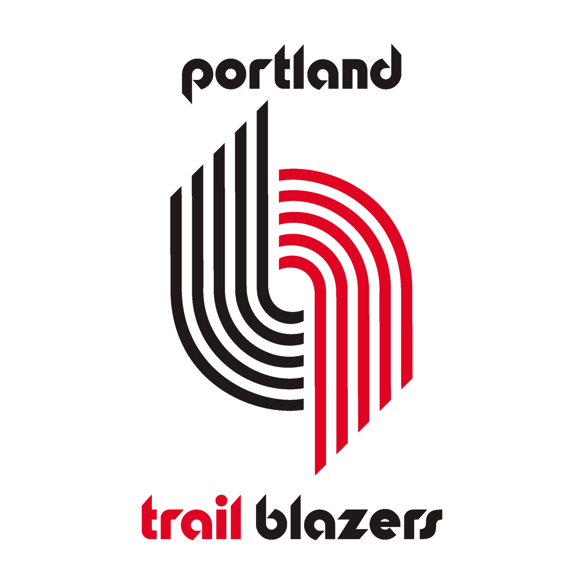 Portland Trail Blazers 1970-1990 logo transparent PNG
