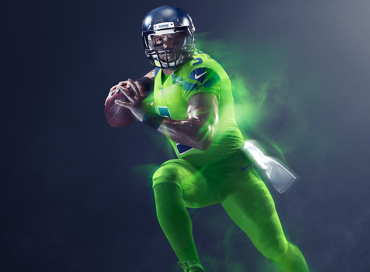 Seattle Seahawks Color Rush Jersey