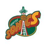 Seattle Sonics 1995-2001 logo transparent PNG