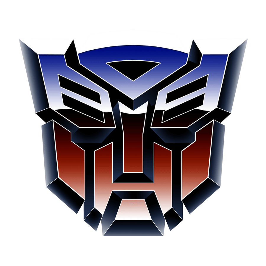 Transformers Autobots 3d logo transparent PNG